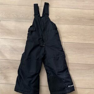Columbia Kids Black Snow Bib Overalls 3T